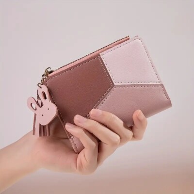 Cartera de Mujer Monedero Cuero Arte Retazos Bolso de Mano Patchwork Women  Walle