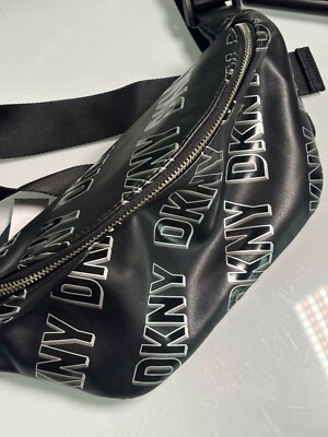 DKNY Tilly Sling Bag | Black Logo Belt Bag | New w/ Tag | R23LL050