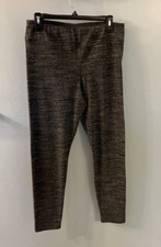 NWOT Time  Tru Women's Athletic Leggings Heather Gray Mid Rise Size L