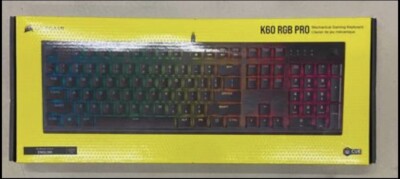 Corsair K60 RGB Pro Low Profile Mekanisk Keyboard