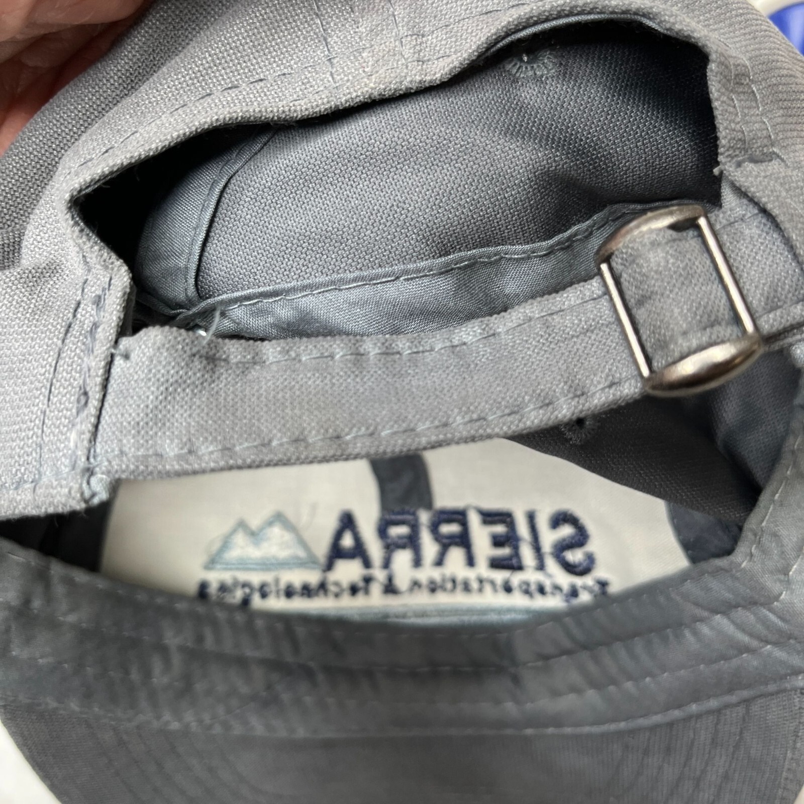 Sierra Transportation Hat Cap Hook Loop Gray Adul… - image 7