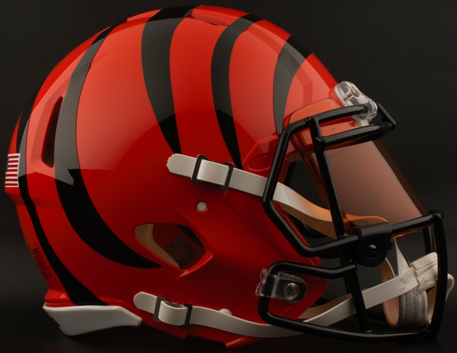 CINCINNATI BENGALS NFL DMAXX Football Helmet EYE SHIELD / VISOR (ORANGE