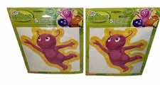  2006-Nickelodeon The BACKYARDIGANS 5 GIANT STICKERS Colorful 2 Pkgs NEW LOT 10 