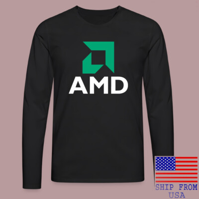AMD Advanced Micro Devices Computer Gaming Black Size S-2XL
