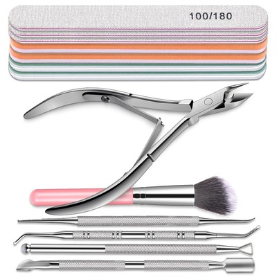Nail File and Buffer, TsMADDTs Manicure and Pedicure Tool Kit with Files and Buf