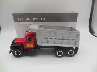 Seltener First Gear 19 2391 Mack R Modell Muldenkipper Jensen Maßstab 1:34