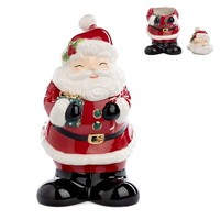 Goodwill Keramik Dekofigur Santa Weihnachtsmann Nikolaus Keksdose 34 Cm