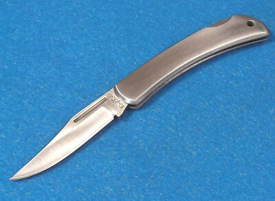 ROUGH RYDER RR221 Stainless Steel folding lockback pocket knife 3'' closed NEW!