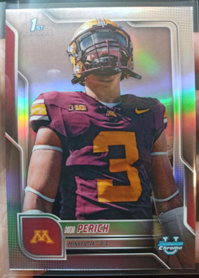 2025 Bowman U Chrome Koi Perich 1st Bowman Image Variation Minnesota SP-14