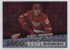 2024-25 Credentials Debut Ticket Access Horizontal Red /99 Albert Johansson 0il7