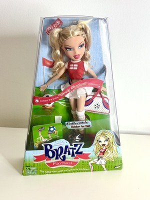 Bratz Cloe Puppe Play Sportz Soccer Football, England Neu im Karton New In Box