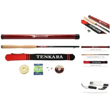 DRAGONtail Shadowfire 365 - 12' Tenkara Fly Fishing Rod, Complete Starter Kit
