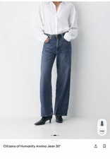 Citizens of Humanity Women’s Straight Jeans Blue Medium Wash High Rise Premium