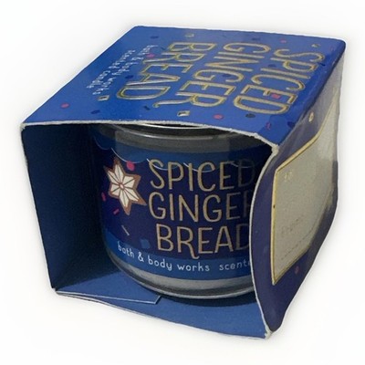 NEW Mini Spiced Gingerbread Candle B&BW Bath And Body Works 1.3oz Holiday Design