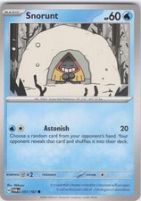 2024 Snorunt Common SV06: Twilight Masquerade 051/167 NM Normal LP-NM