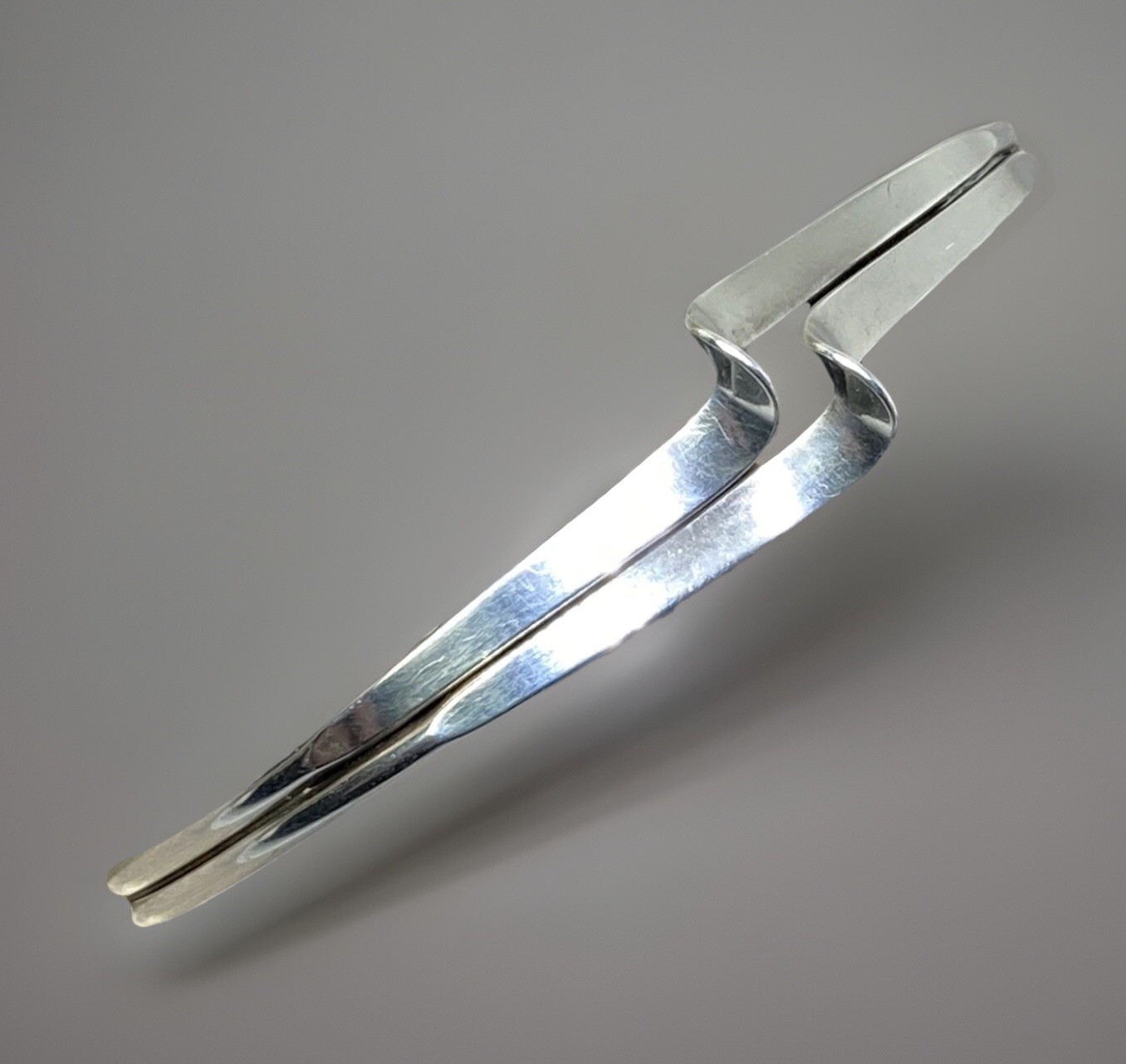 Artisan HandMade 925 Sterling Silver Split Double… - image 1