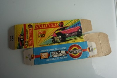 MATCHBOX Superfast 30 Beach Buggy mint Leerbox! Box only rare Boxtyp
