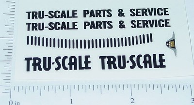 Tru Scale Parts & Service Truck Sticker Set TS-007