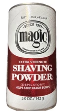 NEW! Magic EXTRA STRENGTH Shaving Powder Depilatory Helps Stop Razor Bumps 5 ozs
