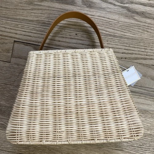 NWT Shiraleah Chicago Natural Corsica Bag - NO CROSSBODY STRAP