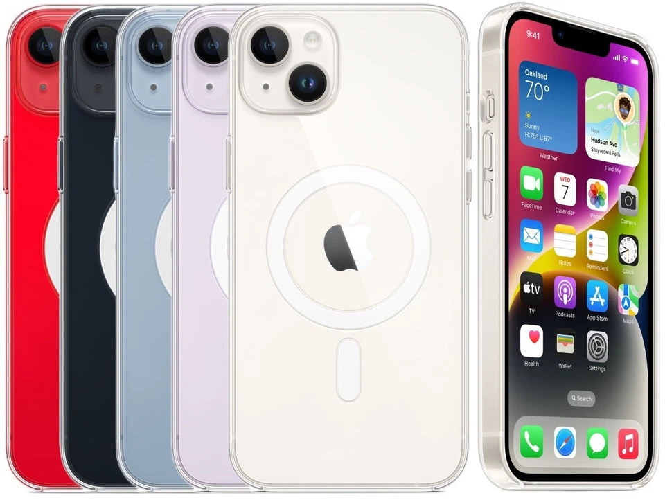 Apple Custodia Originale MagSafe trasparente iPhone 14 Plus MPU43ZM/A - Immagine 2 di 4