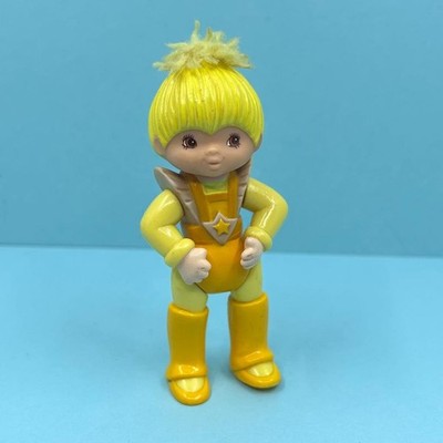 Vintage Rainbow Brite Canary Yellow Poseable Toy Action Figure Doll 1980s 1983