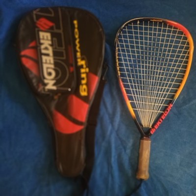 EKTELON Power Ring  Racquetball Racquet With Case