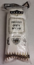 Vintage Betterwear Sport  Utility Crew Socks 3pr. Cotton Mens Size 11 1/2