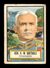 1952 Topps Look n See #10 Gen. G. W. Goethals   G/VG X2628723