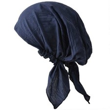 Pirate Bandana Head Scarf - Mens Balding Hair Cap Womens Headwrap Hat Chemo W...