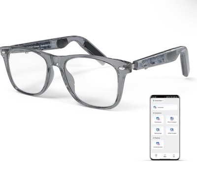 2026 AI Glasses for Men & Women, Smart Glass Powered by Chatgpt, AI Real-Time Tr