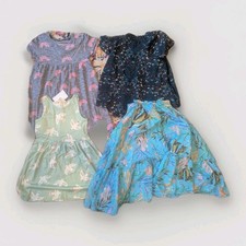 GIRLS BUNDLE X 4 DRESSES H&M New x1 Top Next x 3 Dress Kids Size Age 4-5 Years