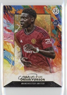 2023 Inception UEFA Club Competitions Emerging Stars Omari Forson Rookie RC 04uh