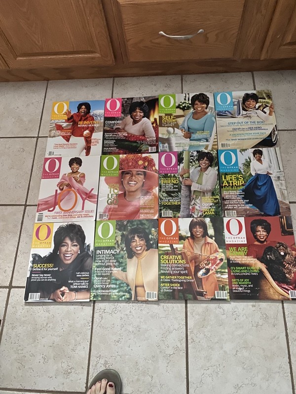 Oprah 2001 Set 12 Issues 