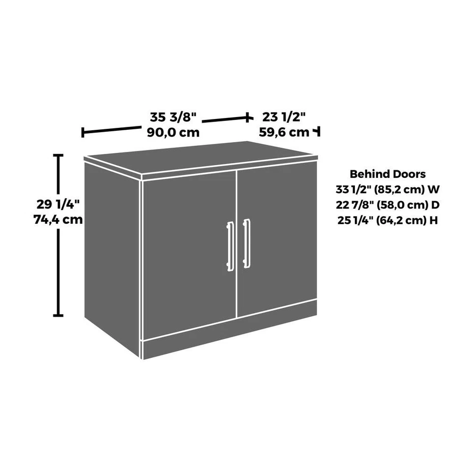 Gabinete de oficina comercial Affirm, acabado Hudson Elm Foto 2 de 4
