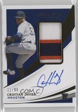 2021 Panini Immaculate Rookie 11/99 Cristian Javier #131 Patch Auto 5w7