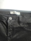 Refuge Women's Black Dark Wash Skinny Slim Fit Mid Rise Stretch 5-Pocket — photo 3