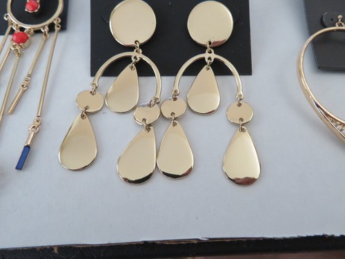 12 PAIR CATHERINE MALANDRINO EARRINGS - Picture 3 of 13