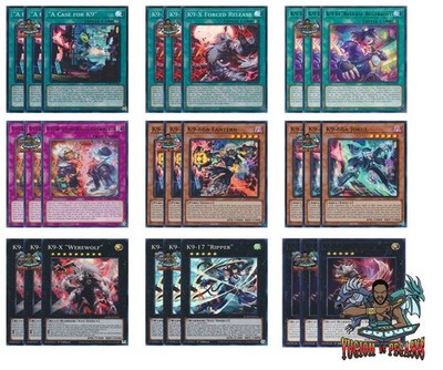 Yugioh! A Case for K9 K9-17 Ripper Werewolf K9-66b Lantern K9-66a K9-ØØ Deck