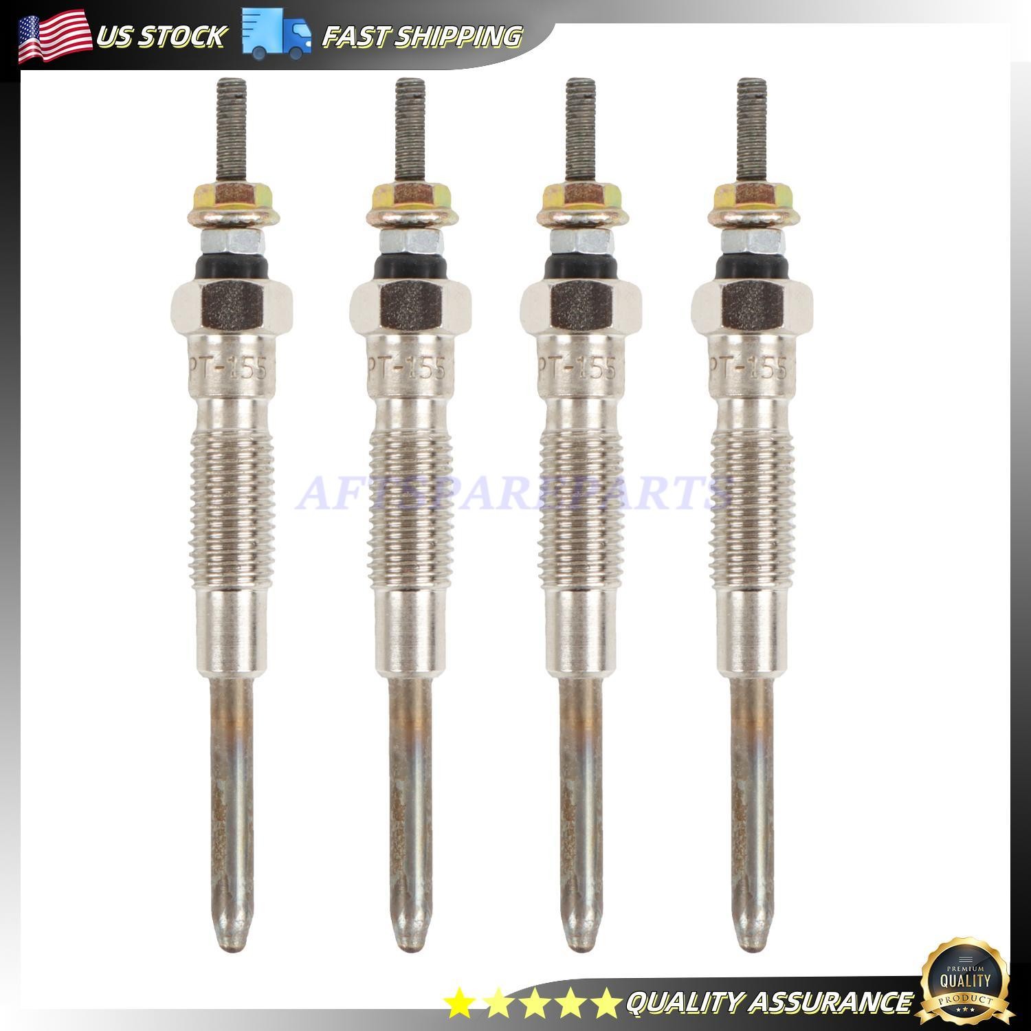 4X Glow Plugs 19850-54120 19850-05010 for TOYOTA HILUX 3L 5L 2L-TE Engine Diesel