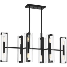 Savoy House Lighting 1-9773-12-89 Winfield Island Light Matte Black