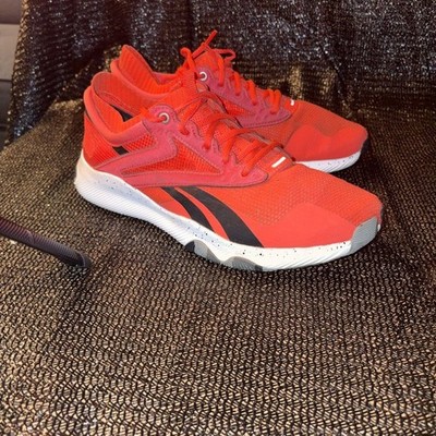 Reebok HIIT Training Shoes Red Black G55470 Men's Size 11