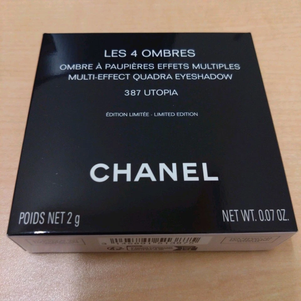 Chanel Les 4 Ombres 387 UTOPIA Limited Edition Camelia Futura Quadra Eyeshadow - Image 4 of 4
