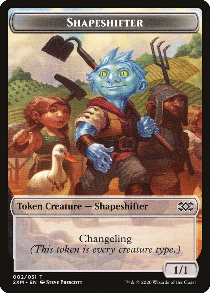 Shapeshifter 1x TOKEN MtG ENGLISH Double Masters SP/NM