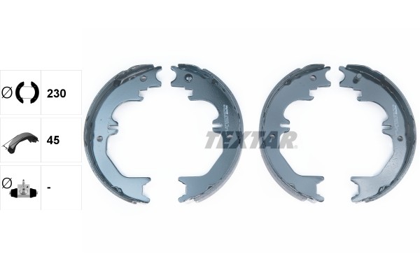 Bremsbackensatz, Feststellbremse FÜR Toyota - Textar 91066200-image