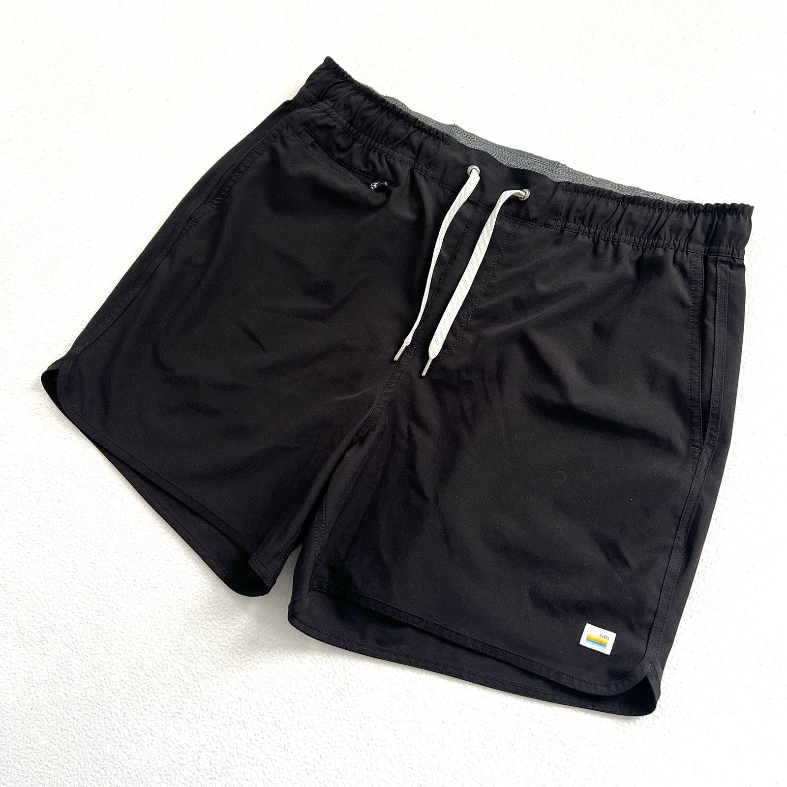 Vuori Men Solid Black Unlined Drawstring 4 Way St… - image 2