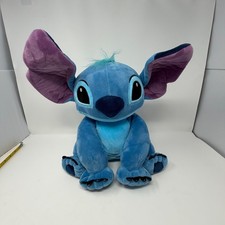 Disney Stitch Plush Stuffed Animal Toy Blue Sitting 12in Medium Lilo and Stitch