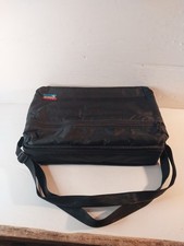 Vintage Starite 30 Cassette Holder Carrying Case Black Nylon carry strap