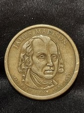 2007-P James Madison 4 th President 1809-1817 US One Dollar Coin