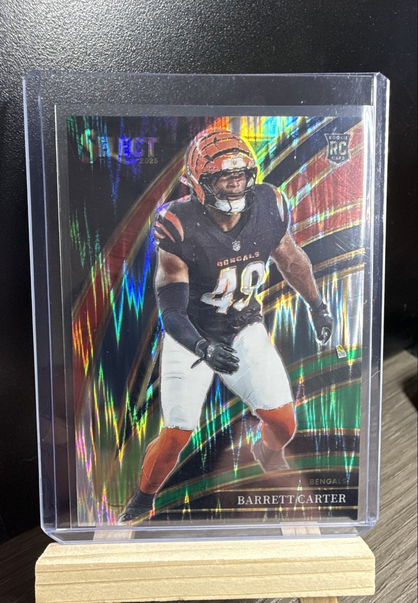 2025 Panini Select - Club Level Barrett Carter #258 Green & Red